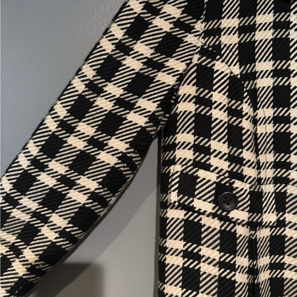 Apt. 9 Monochrome Check Trench Coat - Picture 3 of 12